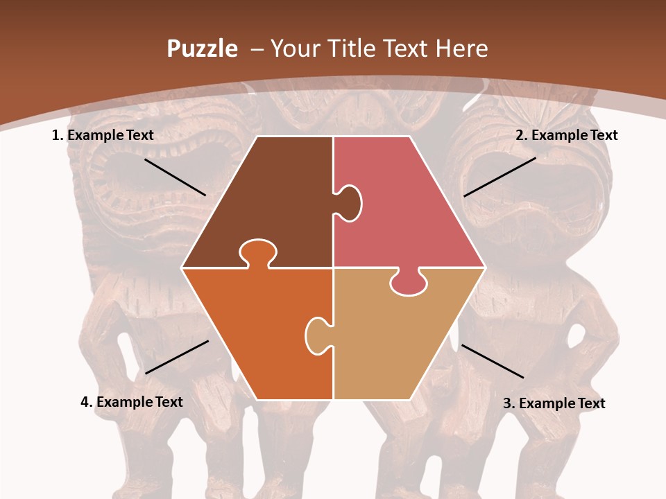 Handmade Totem Wood PowerPoint Template