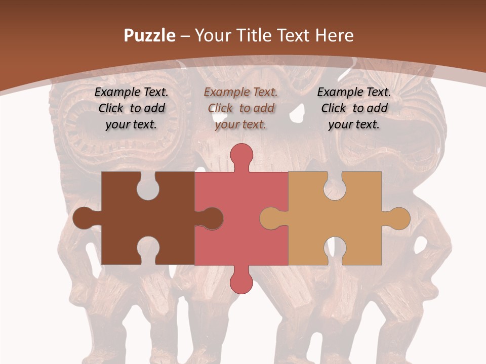 Handmade Totem Wood PowerPoint Template