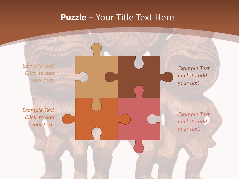 Handmade Totem Wood PowerPoint Template