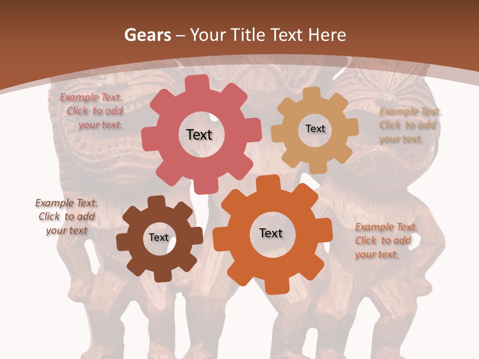 Handmade Totem Wood PowerPoint Template