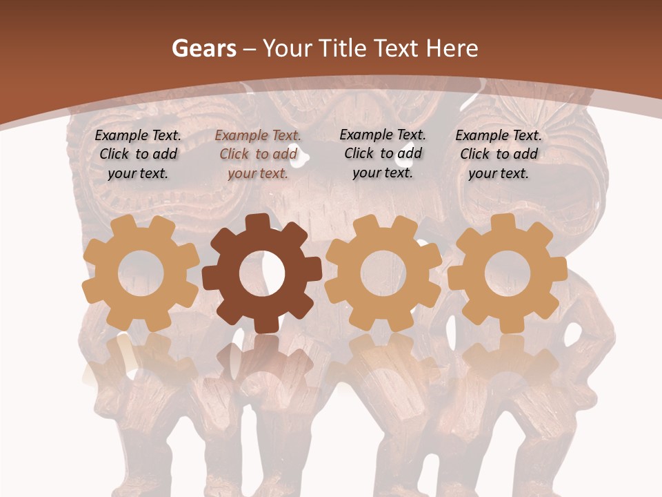 Handmade Totem Wood PowerPoint Template