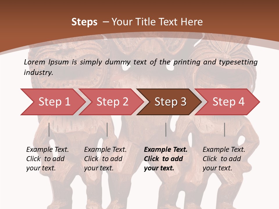 Handmade Totem Wood PowerPoint Template