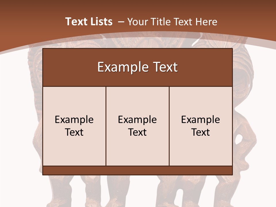 Handmade Totem Wood PowerPoint Template