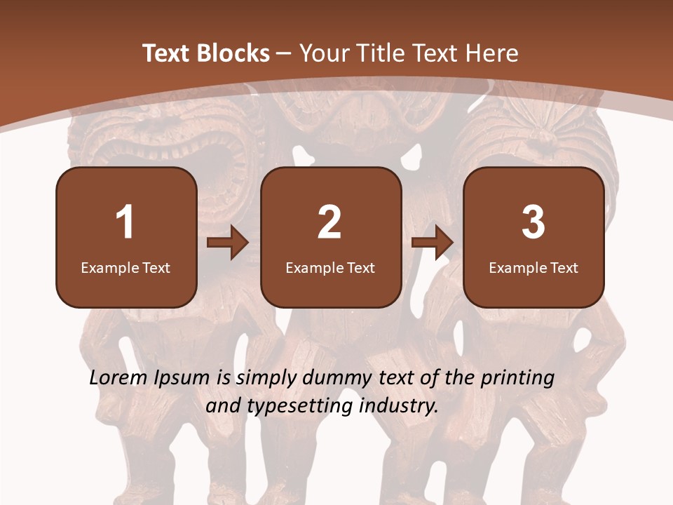 Handmade Totem Wood PowerPoint Template