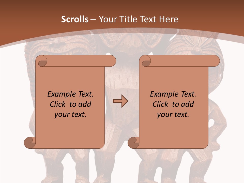 Handmade Totem Wood PowerPoint Template