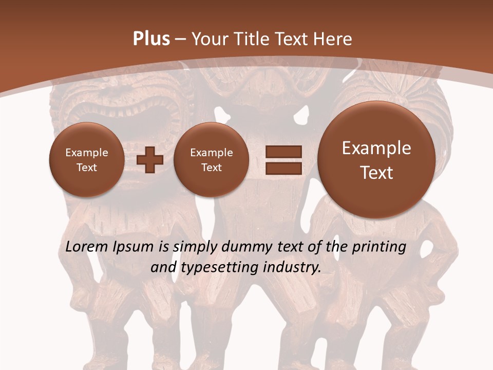 Handmade Totem Wood PowerPoint Template