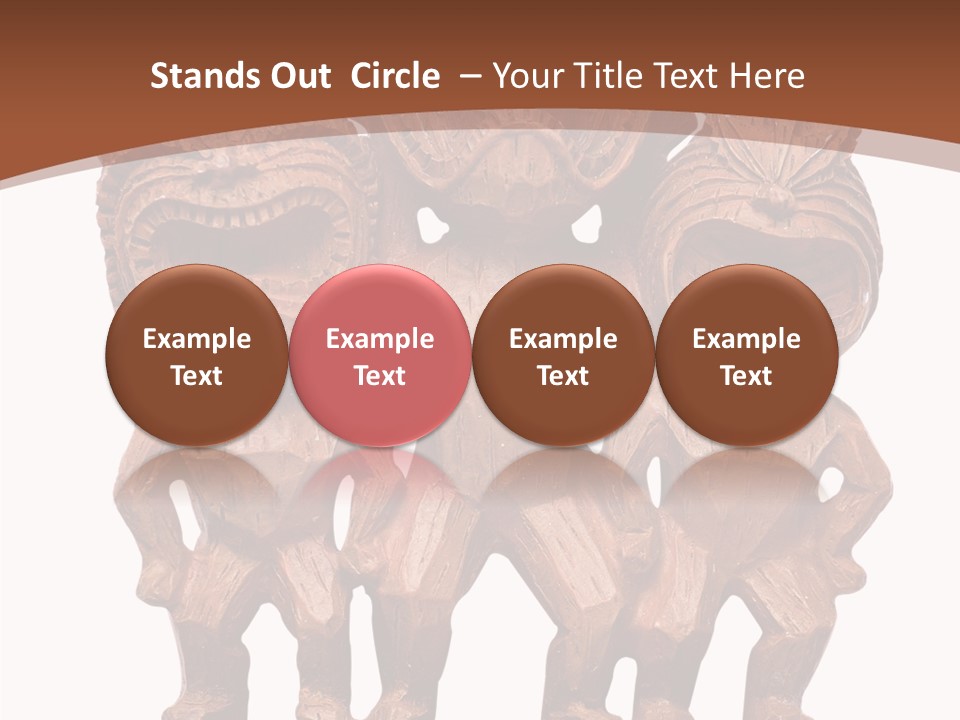 Handmade Totem Wood PowerPoint Template