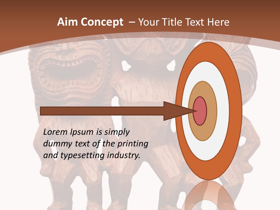 Handmade Totem Wood PowerPoint Template