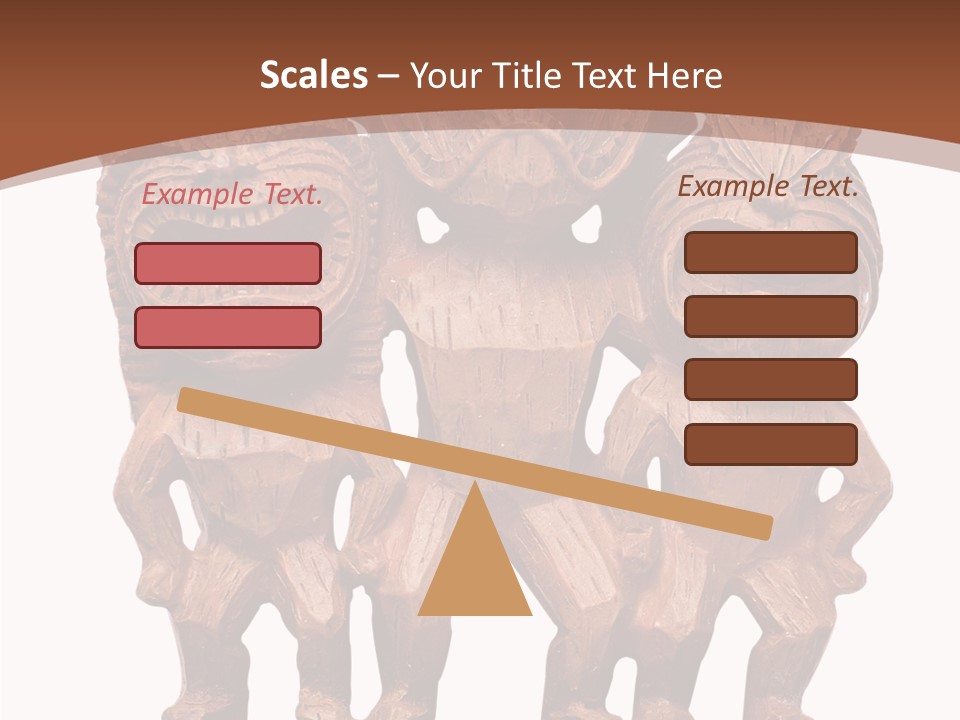 Handmade Totem Wood PowerPoint Template