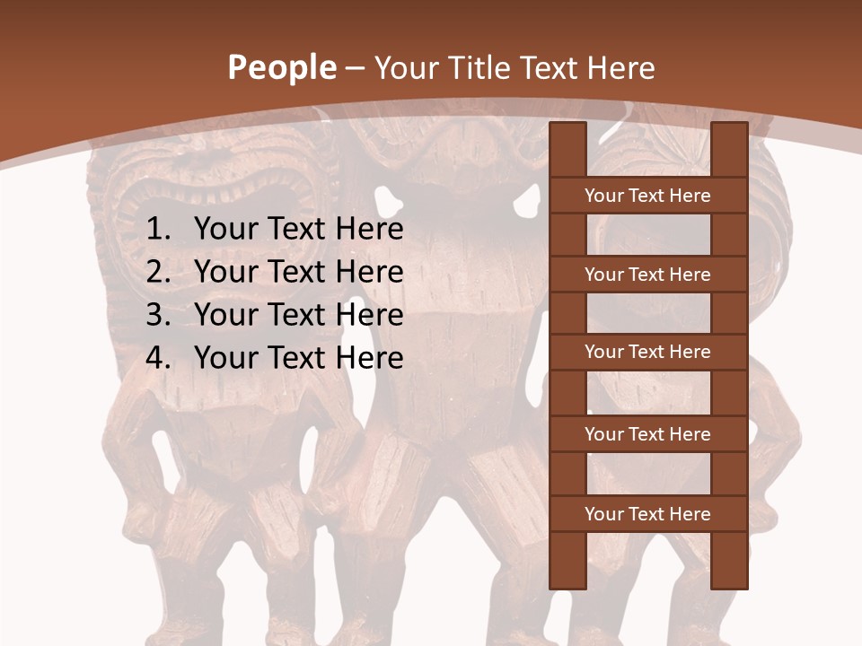 Handmade Totem Wood PowerPoint Template