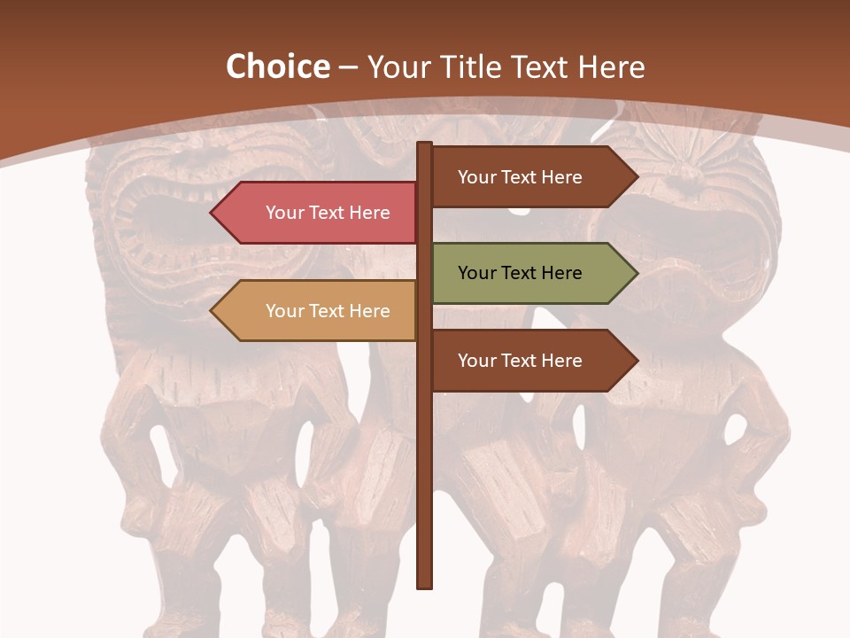 Handmade Totem Wood PowerPoint Template
