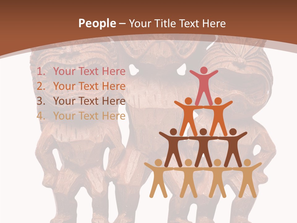 Handmade Totem Wood PowerPoint Template