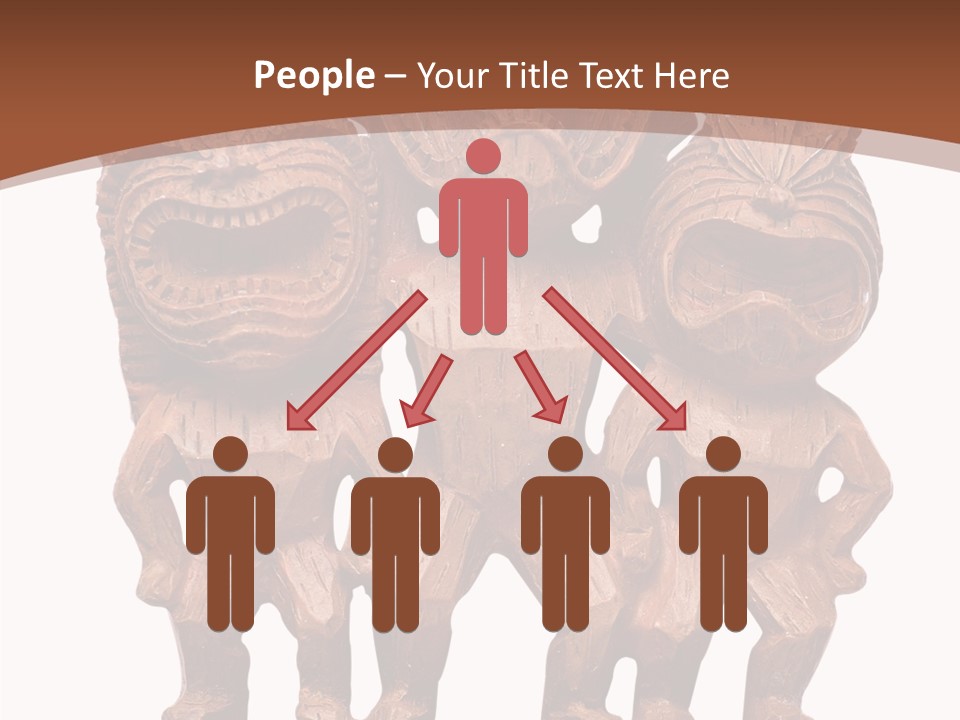 Handmade Totem Wood PowerPoint Template