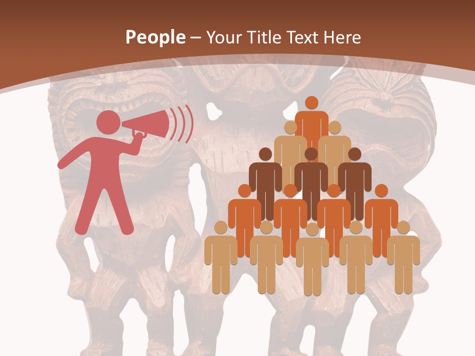 Handmade Totem Wood PowerPoint Template