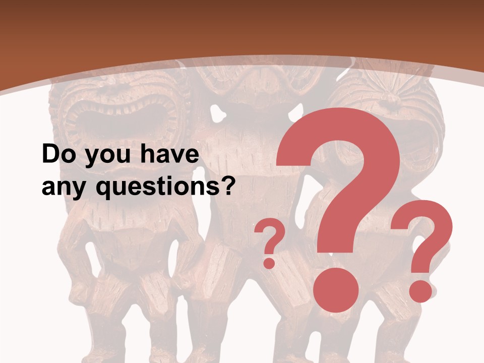 Handmade Totem Wood PowerPoint Template