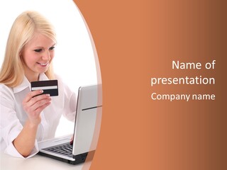 Credit Beautiful Sitting PowerPoint Template