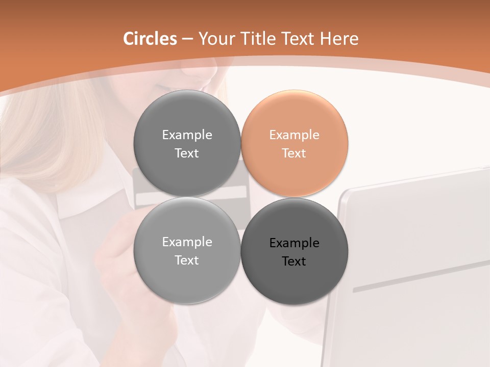 Credit Beautiful Sitting PowerPoint Template