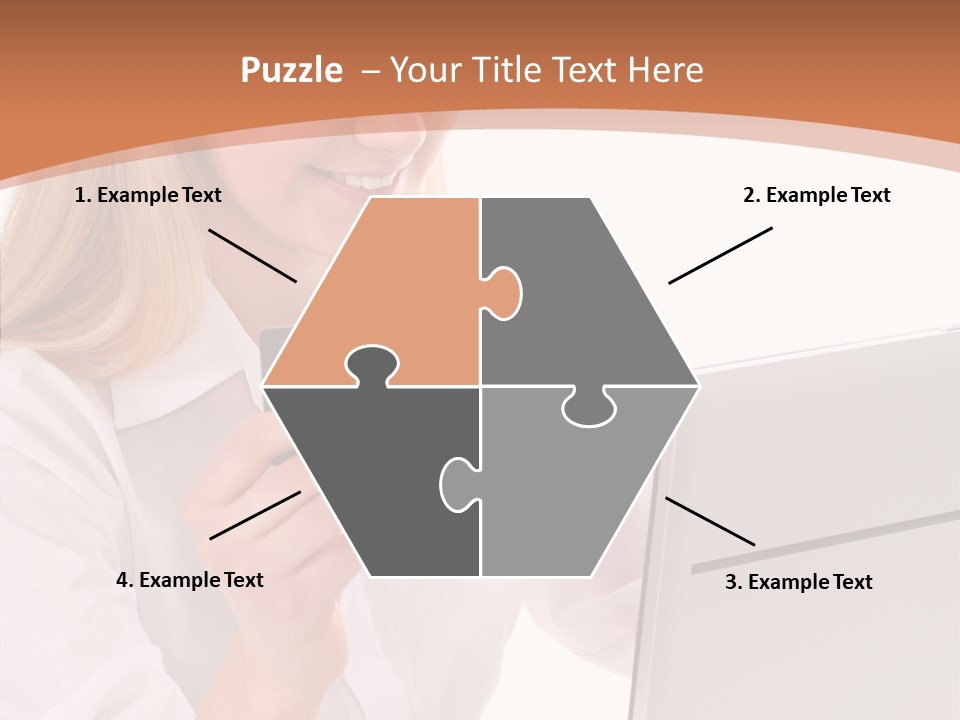 Credit Beautiful Sitting PowerPoint Template