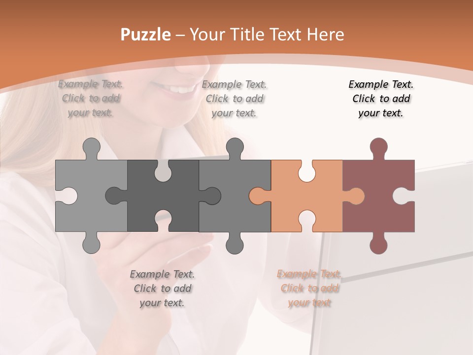 Credit Beautiful Sitting PowerPoint Template