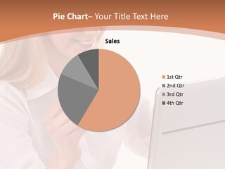 Credit Beautiful Sitting PowerPoint Template