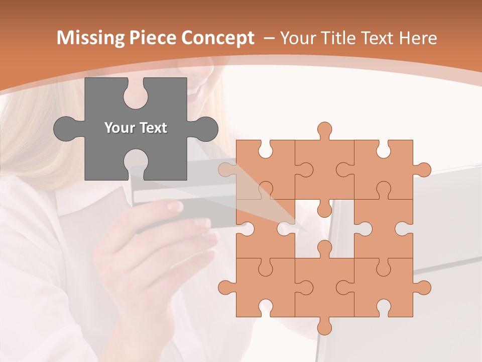 Credit Beautiful Sitting PowerPoint Template