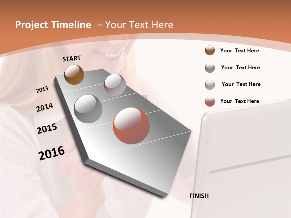 Credit Beautiful Sitting PowerPoint Template