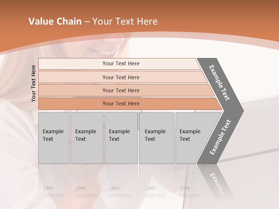 Credit Beautiful Sitting PowerPoint Template