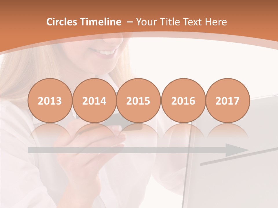 Credit Beautiful Sitting PowerPoint Template