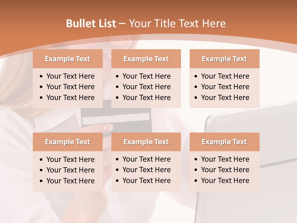 Credit Beautiful Sitting PowerPoint Template
