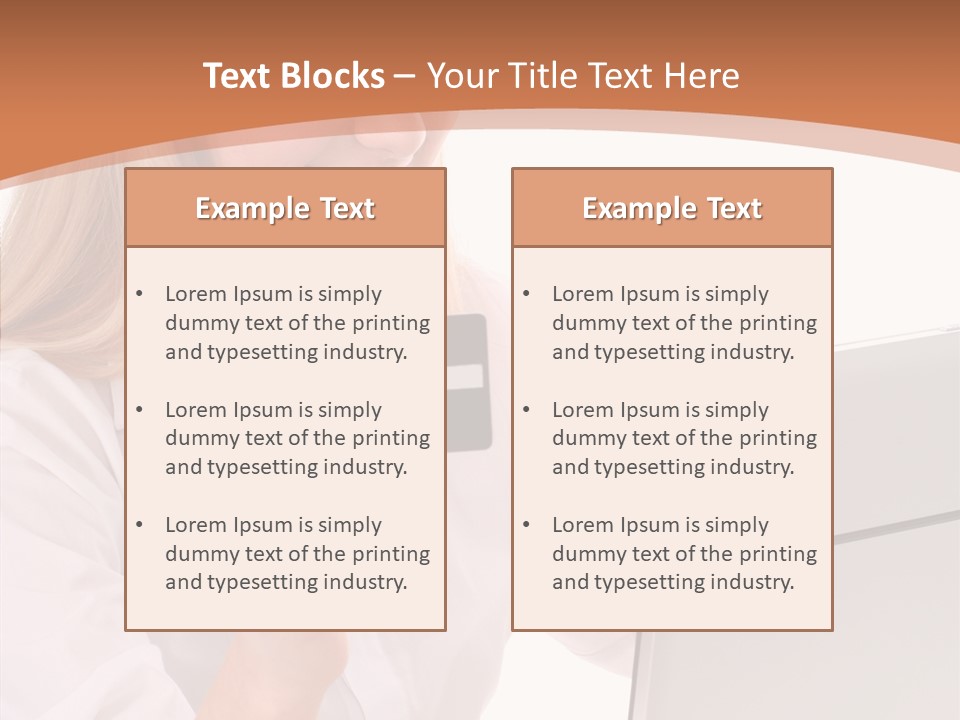 Credit Beautiful Sitting PowerPoint Template
