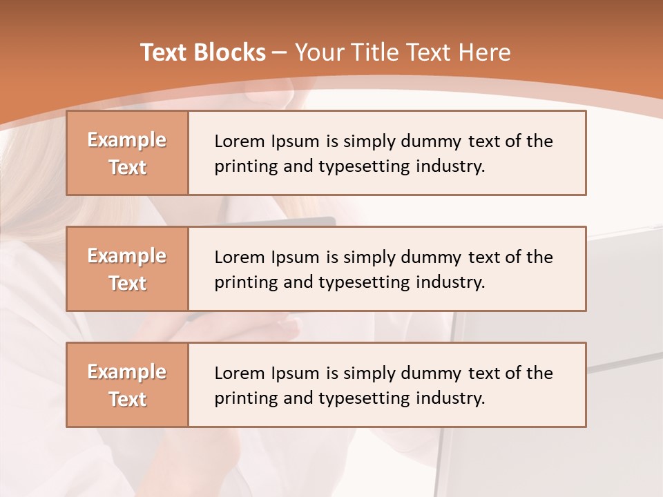 Credit Beautiful Sitting PowerPoint Template