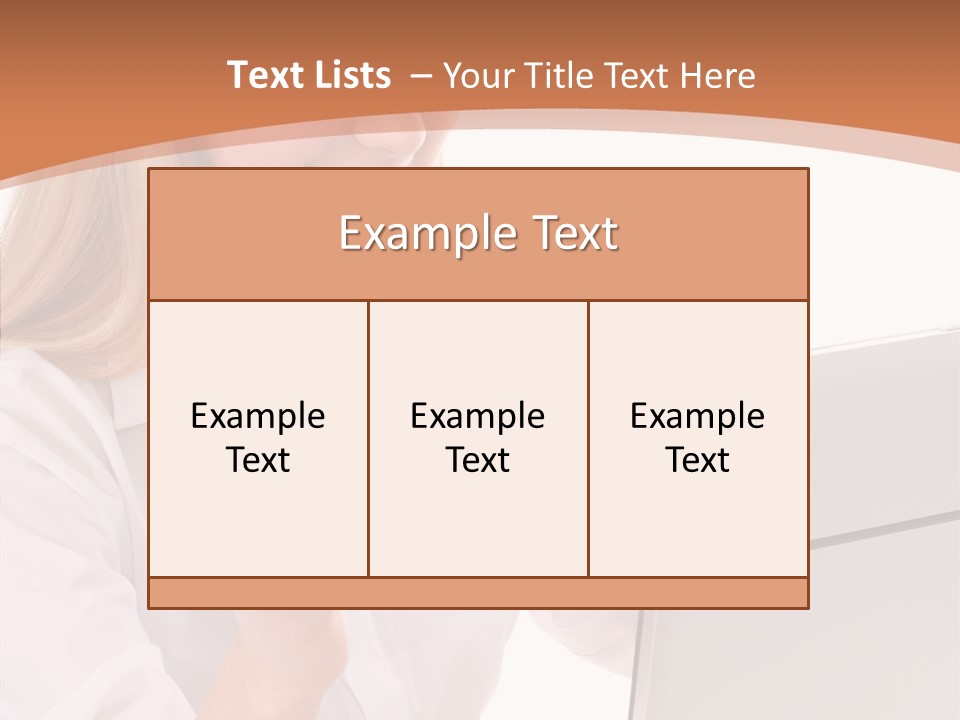 Credit Beautiful Sitting PowerPoint Template