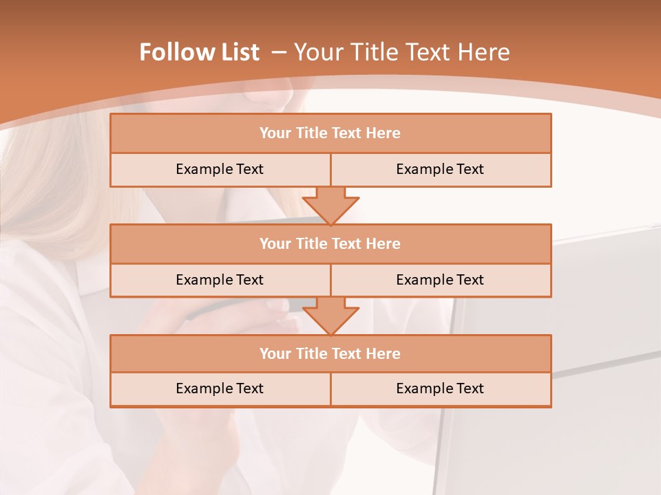 Credit Beautiful Sitting PowerPoint Template