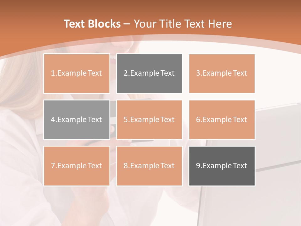 Credit Beautiful Sitting PowerPoint Template