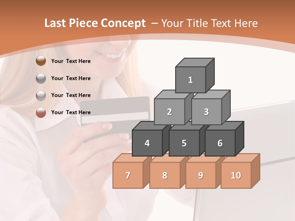 Credit Beautiful Sitting PowerPoint Template