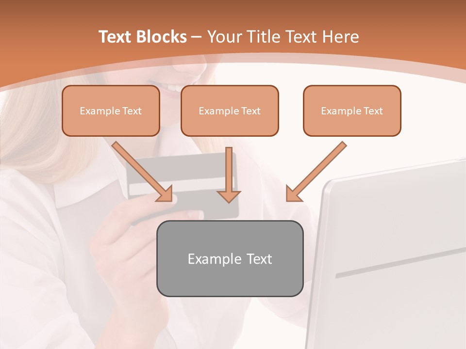 Credit Beautiful Sitting PowerPoint Template