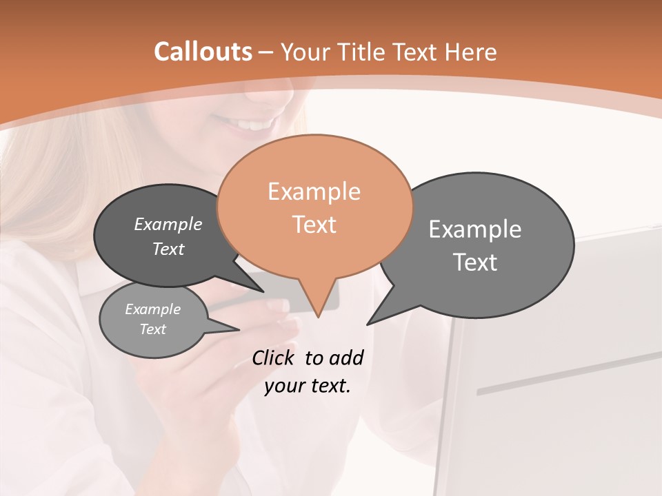 Credit Beautiful Sitting PowerPoint Template