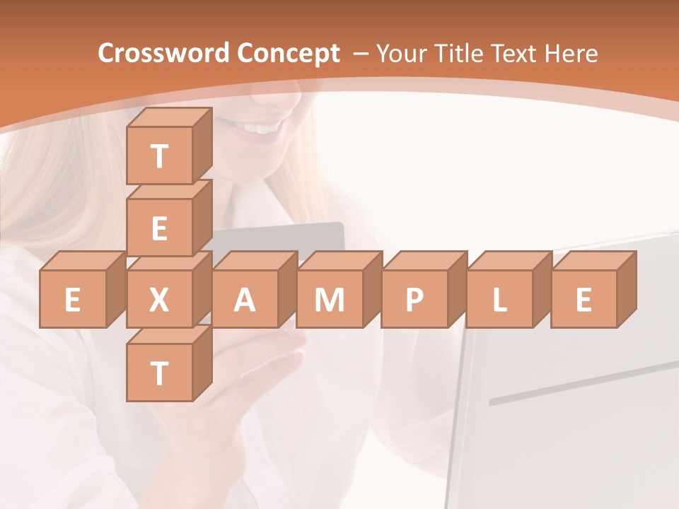 Credit Beautiful Sitting PowerPoint Template