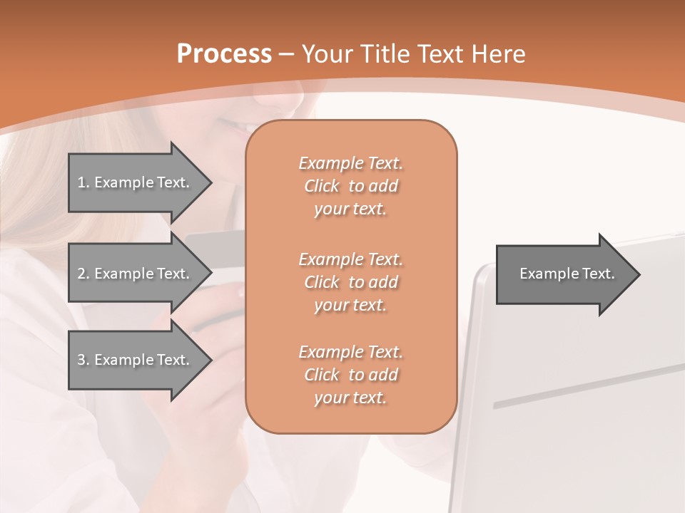Credit Beautiful Sitting PowerPoint Template