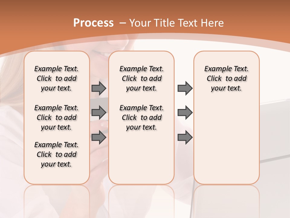 Credit Beautiful Sitting PowerPoint Template