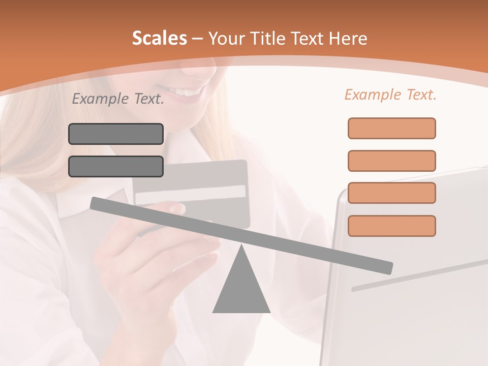 Credit Beautiful Sitting PowerPoint Template