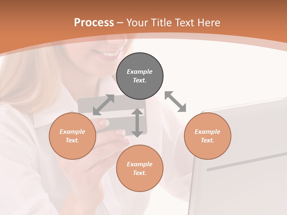 Credit Beautiful Sitting PowerPoint Template