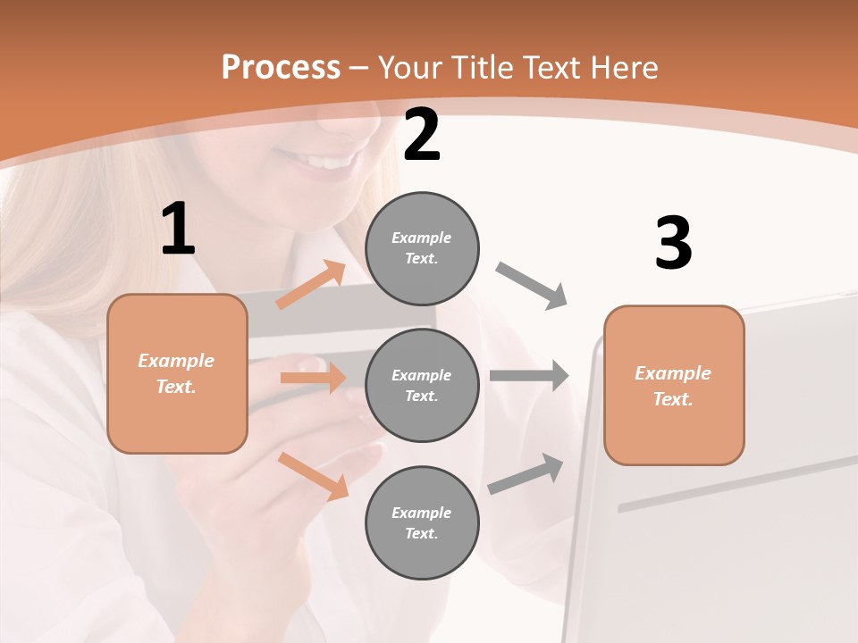 Credit Beautiful Sitting PowerPoint Template