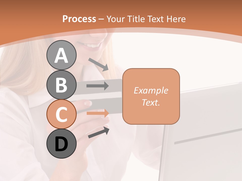 Credit Beautiful Sitting PowerPoint Template