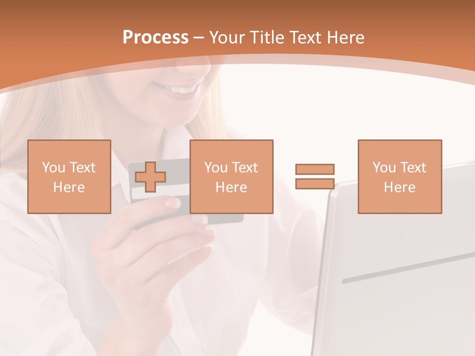 Credit Beautiful Sitting PowerPoint Template