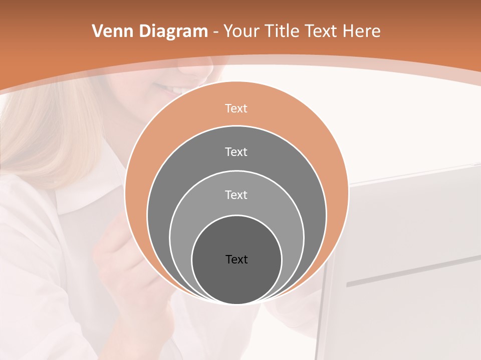 Credit Beautiful Sitting PowerPoint Template