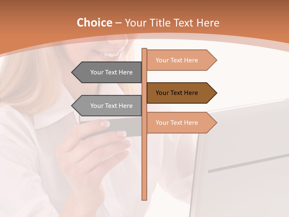 Credit Beautiful Sitting PowerPoint Template