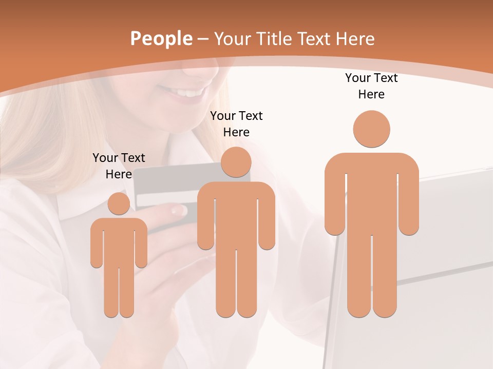 Credit Beautiful Sitting PowerPoint Template