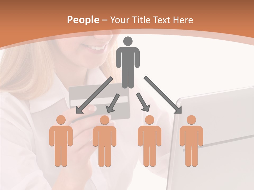 Credit Beautiful Sitting PowerPoint Template