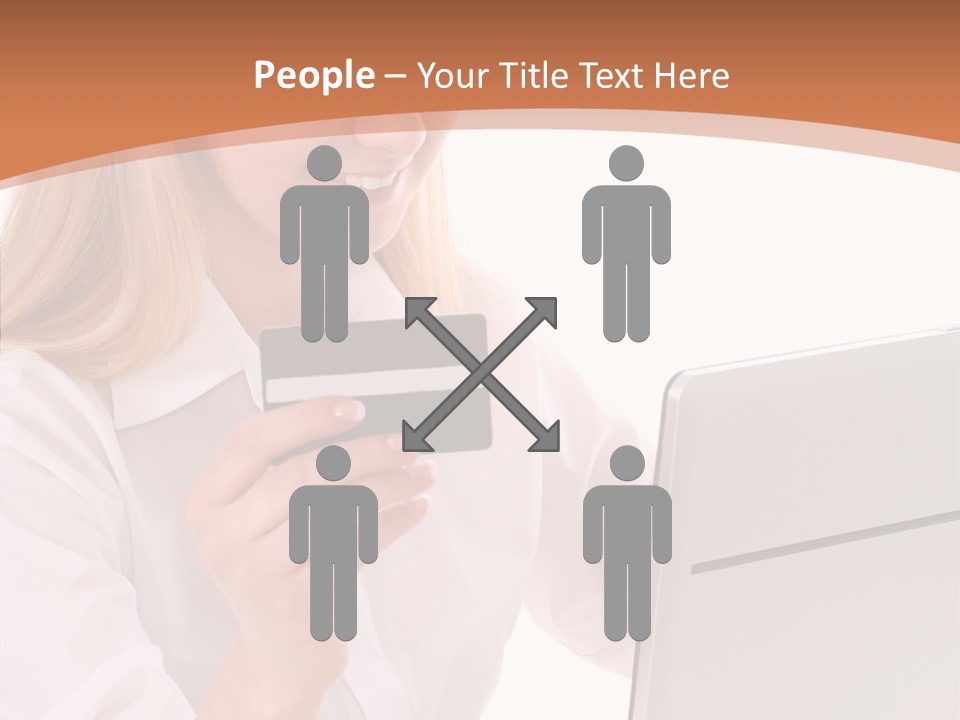 Credit Beautiful Sitting PowerPoint Template